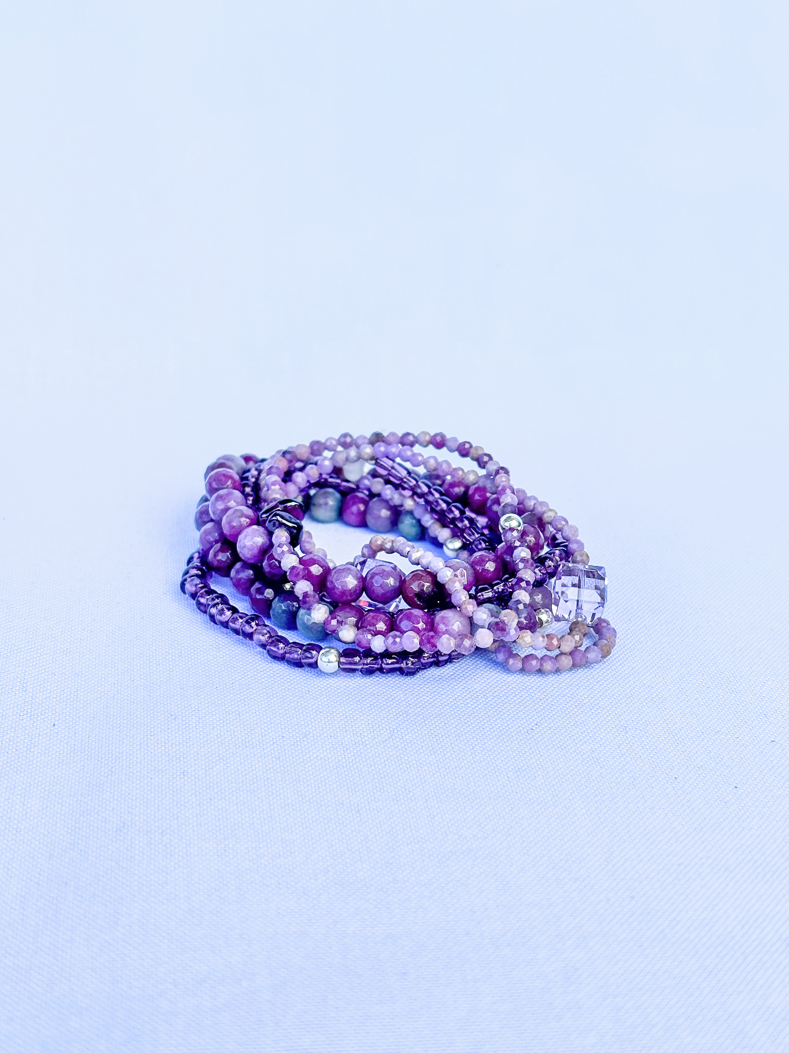 Pulsera bijou violeta